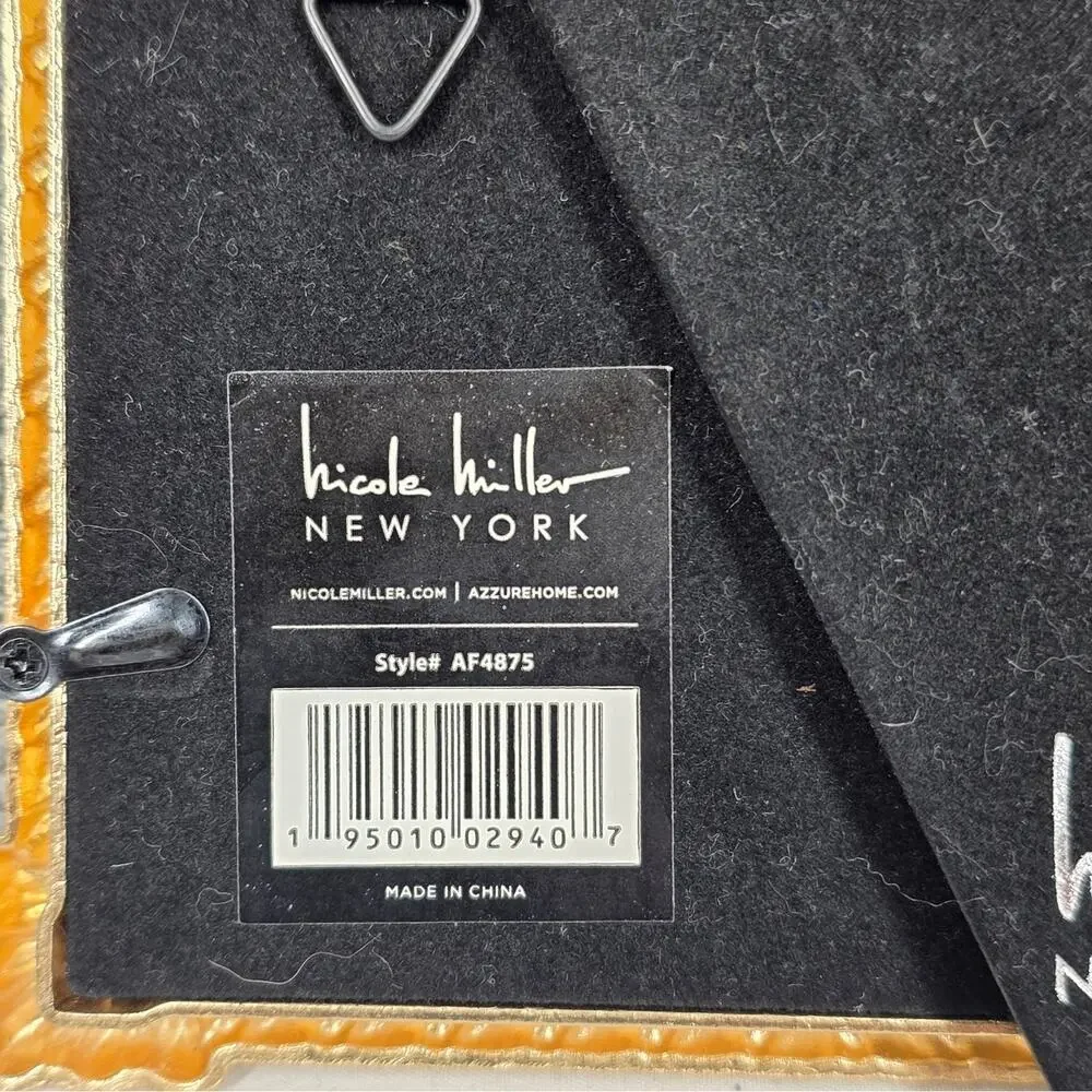 NICOLE MILLER NEW YORK ORNATE GOLD PHOTO FRAME – 6.5
